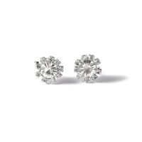 Fashion Crystal Gemstone Stud Earrings Sun Flower Ear Studs Flowers Floral Zircon Ear Studs main image 6