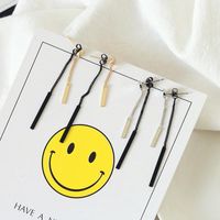 Earrings Wholesale Long Tassel Stud Earring Flat Stick Pendant Earrings main image 4