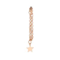 Fashion Simple Pentagram Chain Tassel Long Earrings Women's Cute Little Star Earrings main image 6