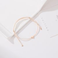 Simple Style Heart Alloy Plating No Inlaid Women's Bracelets main image 3