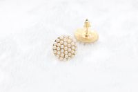 Simple Geometric Round Pearl Stud Earrings Millet Ball Ball Stud Earrings main image 4