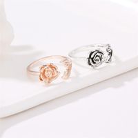 Koreanische Online-promi-hot-style-ring Retro-rosen Ring Personal Isierte All-match-blatt Ring Ring Valentinstag Geschenk main image 4
