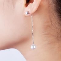 Long Pearl Ear Line Women's  Earrings  Temperament Tassel Chain Earrings main image 1