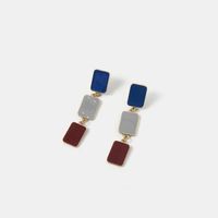 Popular Oil Drop Color Simple Earrings Women's Jewelry S925 Tremella Earrings Jewelry sku image 1