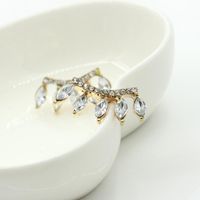 Earrings Diamond Five Crystal Earrings Women Wild Temperament Earrings sku image 1