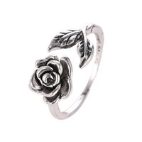 Koreanische Online-promi-hot-style-ring Retro-rosen Ring Personal Isierte All-match-blatt Ring Ring Valentinstag Geschenk sku image 2