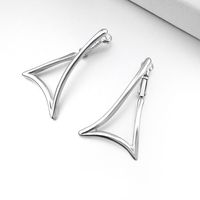 New Exaggerated Fashion Light Plate Big Triangle Earrings Wholesale main image 2