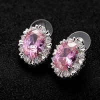 Fashion Personality Studs Temperament Zircon High-end Earrings Jewelry Wholesale main image 6