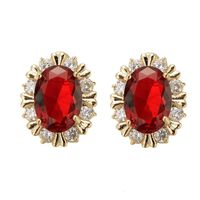 Fashion Personality Studs Temperament Zircon High-end Earrings Jewelry Wholesale main image 3
