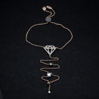 Jewelry Wholesale Summer New Diamond Personality Wild Bracelet main image 1
