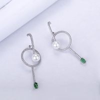 New Fashion Zircon Pearl Earrings Women's Earrings Wholesale main image 4