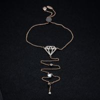 Jewelry Wholesale Summer New Diamond Personality Wild Bracelet sku image 1