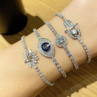 New Classic Retro Bracelet Eye Tree Of Life Adjustable Zircon Bracelet main image 2