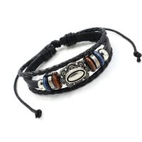 Men's And Women's Multi-layer Beaded Leather Bracelets main image 1