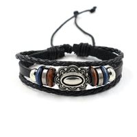 Men's And Women's Multi-layer Beaded Leather Bracelets main image 3