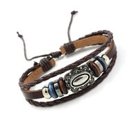 Men's And Women's Multi-layer Beaded Leather Bracelets main image 4