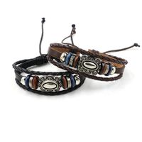 Men's And Women's Multi-layer Beaded Leather Bracelets main image 6