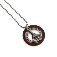 Pendant Necklace Vintage Bead Chain Leather Couple Sweater Men And Women Fashion Necklace main image 3
