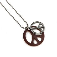 Pendant Necklace Vintage Bead Chain Leather Couple Sweater Men And Women Fashion Necklace main image 5