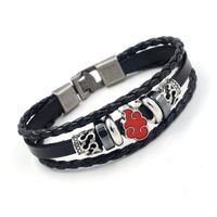 Grenz Überschreitende Quelle Mode Leder Armband Anime Peripherie Schmuck Großhandel Koreanische Version Des Neuen Rindsleder Armband Ein Stück sku image 1