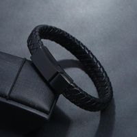 Hand-woven Multilayer Men's Leather Bracelet main image 6