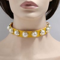 Punk-style Exaggerated Leather Necklace Collar Ladies Collar Collar Neck Collar main image 3