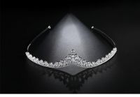 Defending Hair Hoop Hairpin Copper Inlaid 3a Zircon Inlaid Fashion Crown Shaped Ladies Hair Accessories main image 5