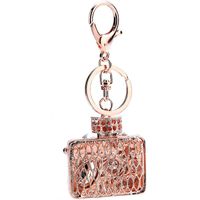 Creative Korean Perfume Bottle Car Pendant Crystal Keychain Bag Fashion Keychain Wholesale main image 3