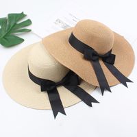 Seaside Beach Sunshade Big Hat Korean Version Of The Wild Bow Sun Hat main image 1