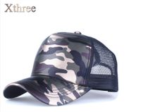 New Baseball Mesh Cap Pu Camouflage Fashion Men And Women Cap Hat Hip Hop Hat sku image 1