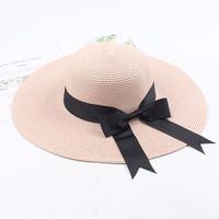 Seaside Beach Sunshade Big Hat Korean Version Of The Wild Bow Sun Hat sku image 1