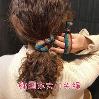 Leopard Stripe Knotted Hairline Fashion Ladies High Elastic Band main image 1