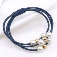 Fashionable Wild Pearl Hair Ring Headdress Simple Hair Rope Rubber Band Hair Accessories Rubber Band main image 8