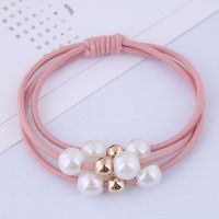 Fashionable Wild Pearl Hair Ring Headdress Simple Hair Rope Rubber Band Hair Accessories Rubber Band sku image 2