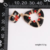Alloy Oil Drop Diamond Earrings Geometric Metal Earrings main image 6