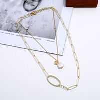 Fashion Three-dimensional Circle Necklace Simple Geometric Necklace Wholesale main image 5