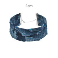 Frayed Denim Multi Style Necklace Necklace sku image 3