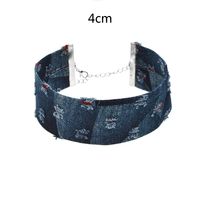 Frayed Denim Multi Style Necklace Necklace sku image 4