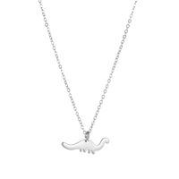 New Model With Rose Gold Dinosaur Necklace Fashion Alloy Plating Pendant main image 6