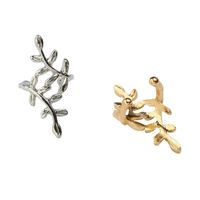 Wholesale Jewelry Simple Style Leaf Metal No Inlaid Plating Earrings main image 5
