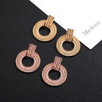 Koreanische Mode Ol Temperament Geometrische Ring Ohrringe Ohrringe Frauen All-match Kreis Ohrringe Ohrringe Ohrringe Hersteller Großhandel main image 3