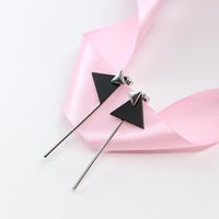 Simple Geometric Double Triangle Flip Stick Earrings main image 5