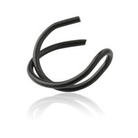 Best Selling Simple Cross Ear Clip Female Personality Double C Cartilage U-shaped Double Pierced Earrings main image 3