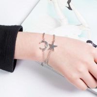 Hot Sale Xingyue Bracelet Set Moon Star Bracelet Gold Plated Silver Cartoon Moon Bracelet Wholesale main image 3