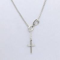 Necklace 8 Character Cross Necklace Ladies Clavicle Chain Digital Necklace Wholesale main image 1