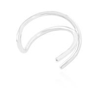Best Selling Simple Cross Ear Clip Female Personality Double C Cartilage U-shaped Double Pierced Earrings sku image 2