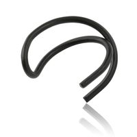 Best Selling Simple Cross Ear Clip Female Personality Double C Cartilage U-shaped Double Pierced Earrings sku image 3
