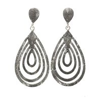 Vintage Drop Earrings Exaggerated Diamond Earrings sku image 2