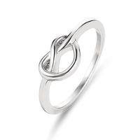 Best Selling Knotted Peach Heart Love Ring Ring Tail Ring Jewelry Wholesale sku image 2