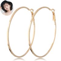 European And American Fashion Metal Simple Circle Temperament Earrings Earrings main image 2